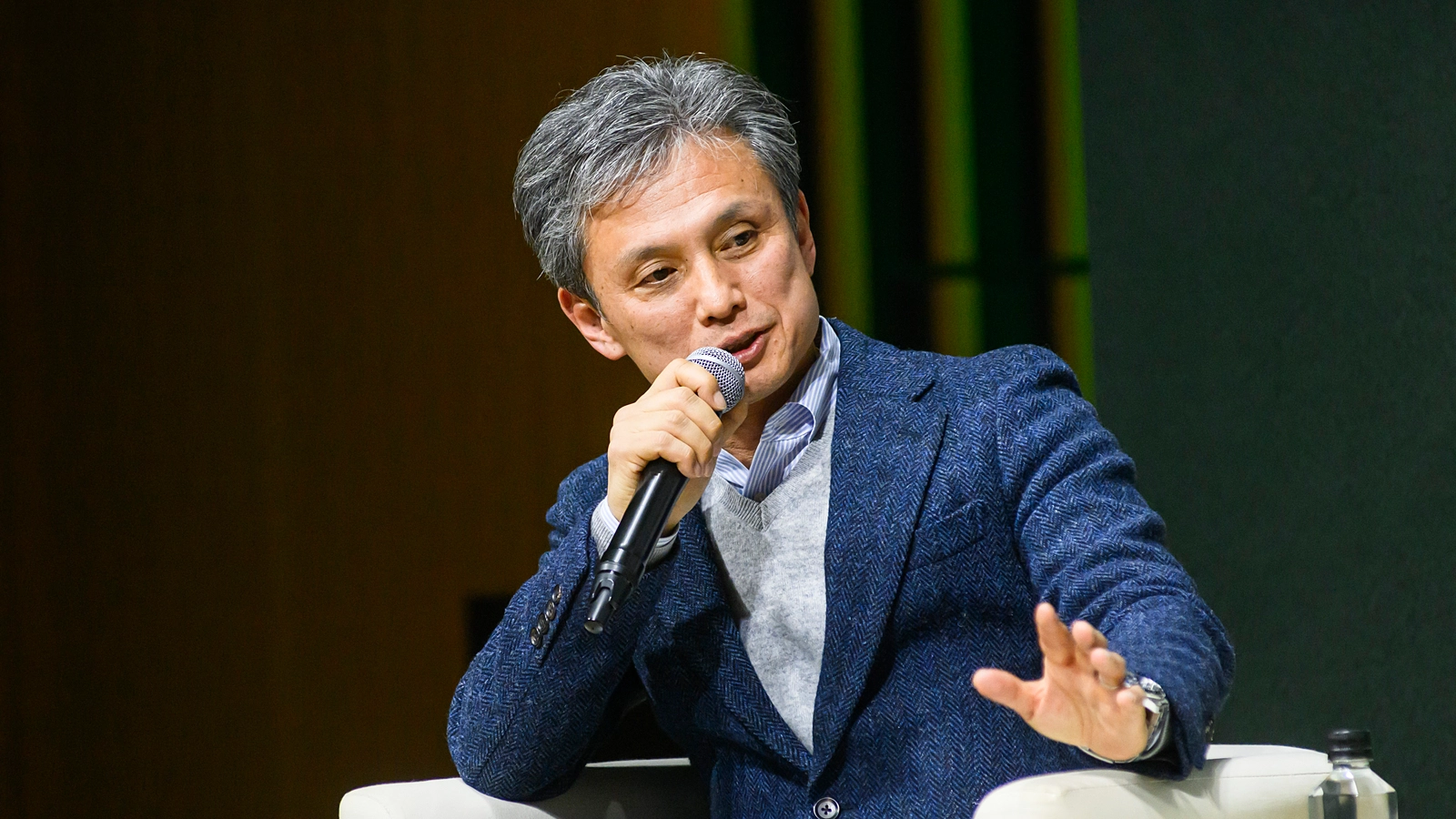 佐々木氏のセッションの様子を写した写真